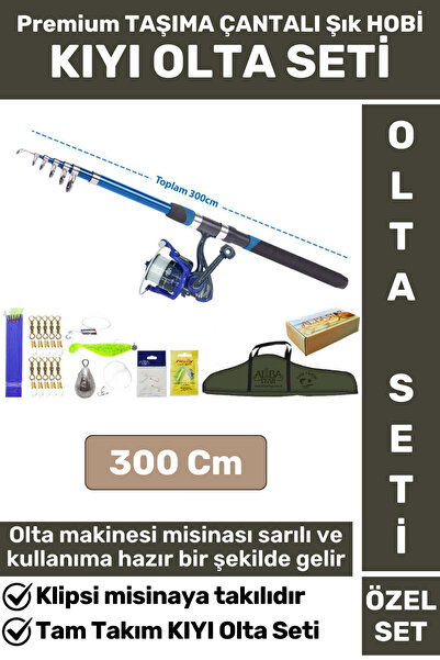 Wintoup Profesyonel Kullanıma Hazır Taşıma Çantası Hediyeli Balıkçı Tam Takım...
