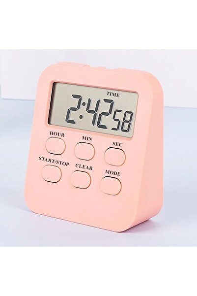 gaman GMN-1288 Mutfak Kronometresi Mıknatıslı Buzdolabı Saati Sınav Kronometr...