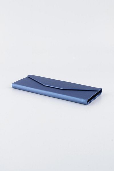 Max Polo Special Design Magnetized Leather Glasses Box Blue Mxpkılıfr02