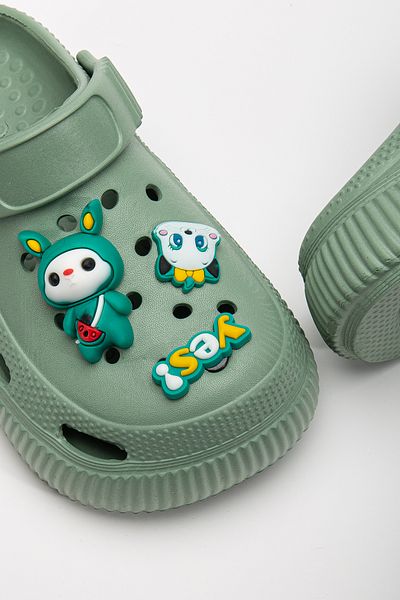 PLN SHOES Παιδικές παντόφλες με 3D Emoji λεπτομέρειες Sabo - Με άνετη σόλα και υψηλής κλίμακας