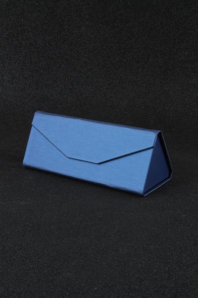 Max Polo Special Design Magnetized Leather Glasses Box Blue Mxpkılıfr02