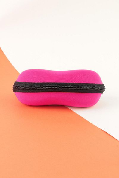 Silvio Monetti Pink Zippered Glasses Case