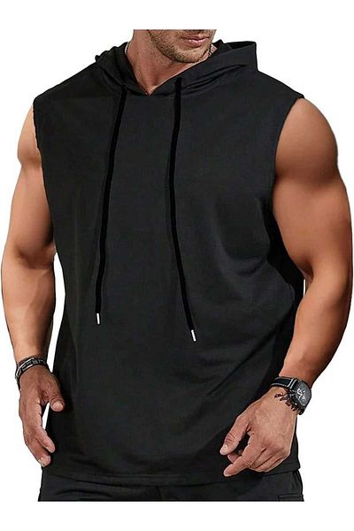 CDA Hooded Sleeveless Men's Sweatshirt