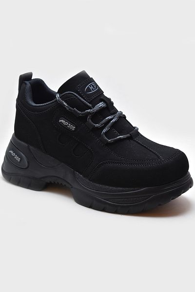 M.P. Mp 305zn - Full Orthopedic High Sole White Black Women's Sports Shoes Water Resistant