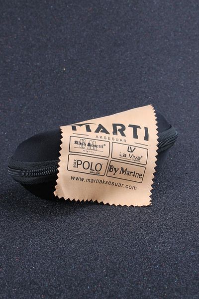 By Marine Zippered Glasses Case, Glasses Pouch and Glasses Cleaning Cloth Set
