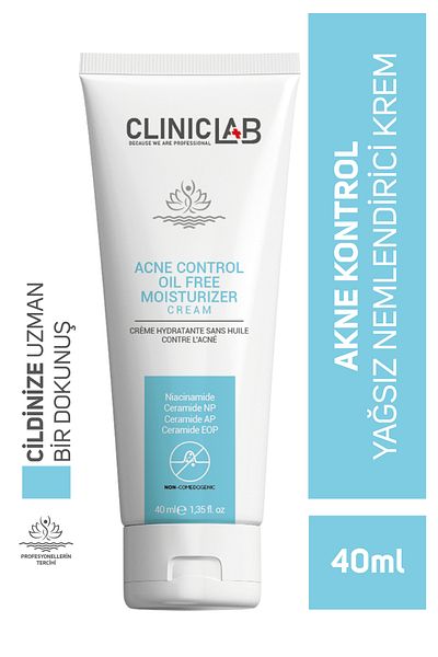 Cliniclab Oil-Free Moisturizing Cream for Acne Prone Skin 40 ml