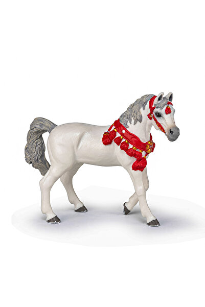 OEM Фигурка за парад на бял арабски кон Papo