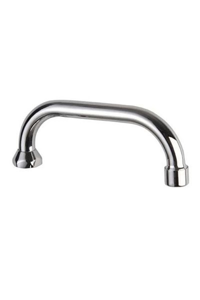 MR RZN STORE Chrome Plated Rotating Swan Battery Pipe