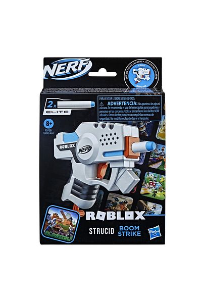 Hasbro NERF BLASTER ROBLOX MICROSHOTS STRUCID BOOM STRIKE