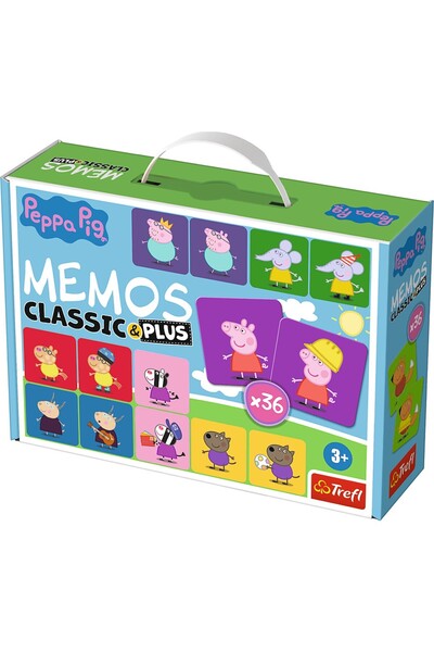 Evelise CLASSIC MEMOS GAME PLUS PEPPA PIG