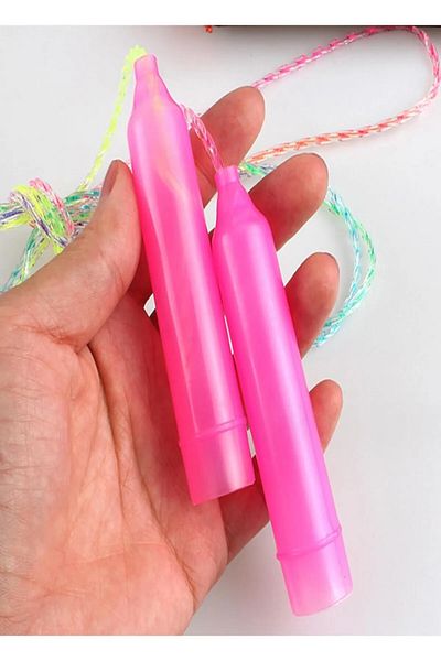 Bundeba 10 Pieces Children's Jump Rope Toy Birthday Gift Karne Gift