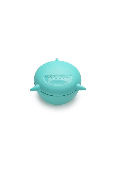Melii SILICONE BOWL WITH LID, MELII, SHARK MODEL