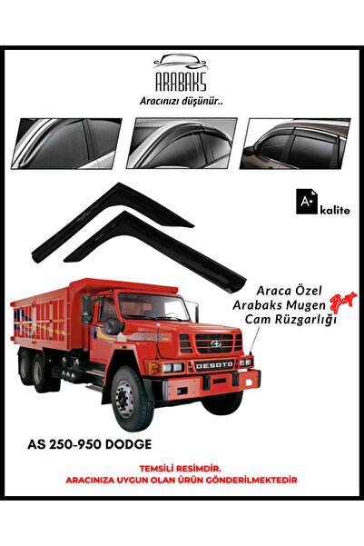 Arabaks As 250-950 Dodge Cam Rüzgarlığı  Takım (MUGEN TİP, DAYANIKLI MALZEME,...