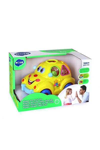 Jucarii Bebe MASINUTA FRUCTELOR CU FORME SUNETE SI LUMINI