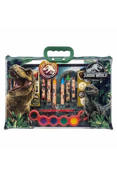 Toys JURASSIC WORLD CREATIVE BAG DRAWING SET