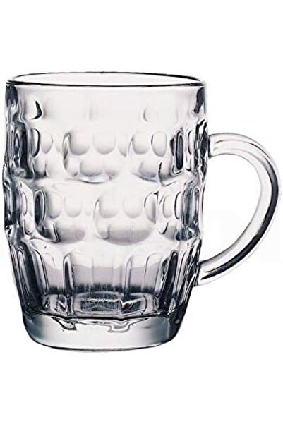 MADAME LUDA 4'lü Set 540 Cc.arjantin Kulplu Cam Bira Bardağı.