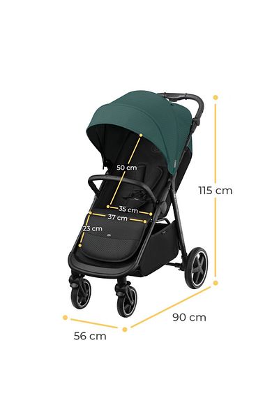 Kinderkraft CARUCIOR SPORT KINDERKRAFT ROUTE, EMERALD GREEN