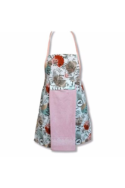 Berroni Liquid Proof Kitchen Apron Kitchen Apron with Towel