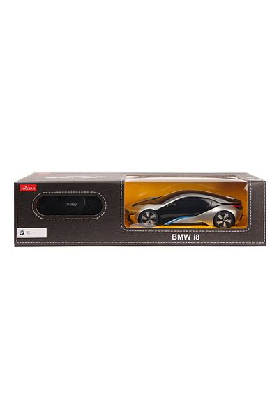Rastar MASINA CU TELECOMANDA BMW I8 ARGINTIE SCARA 1 LA 24