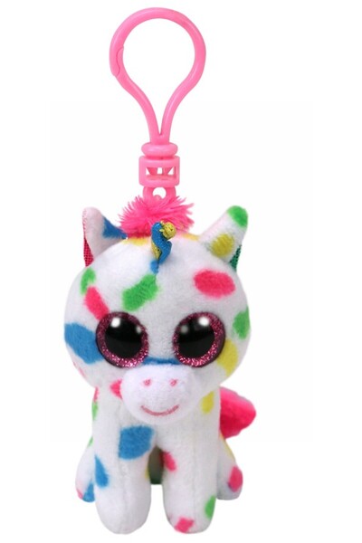 TY Μπρελόκ Plus Ty 8,5εκ. Boos Harmony ο Μονόκερος με Πουά