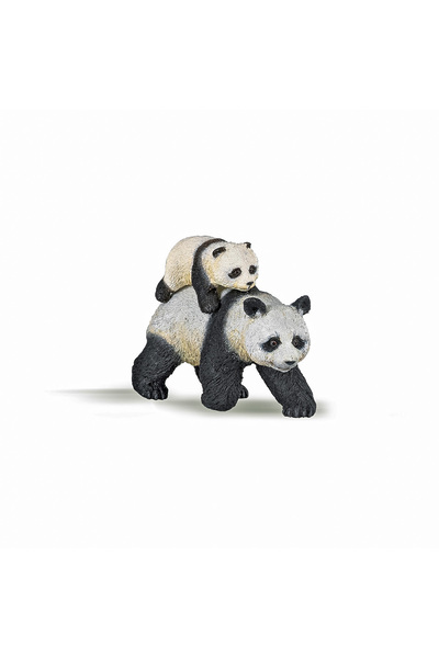 Papo FIGURINA URSULET PANDA CU PUI