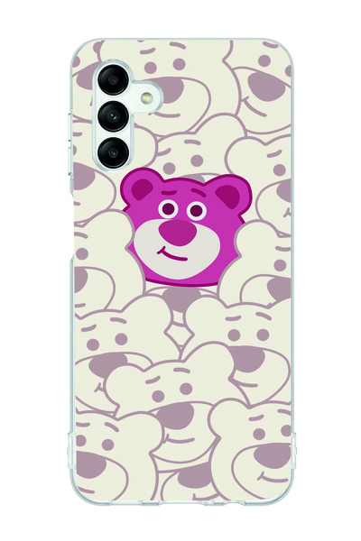 moonset Samsung Galaxy M34 5G Uyumlu Sevimli Ayıcıklar Tasarımlı Baskılı Şeff...