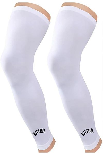 RUTBİL SPORTS 1 Pair White Basketball, Fitness and Volleyball Knee Pads