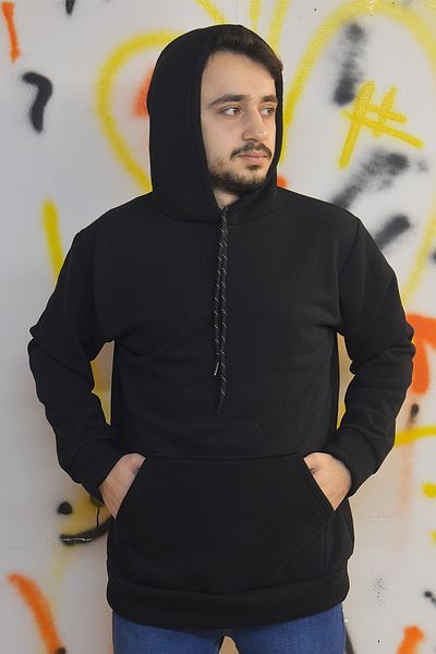 ISPARTALILAR 090 Γυναικεία ανδρική κουκούλα Fleece Ανδρικά Fleece Γυναικεία Fleece Cold Proof Oversize 3 κλωστών Άνετη εφαρμογή
