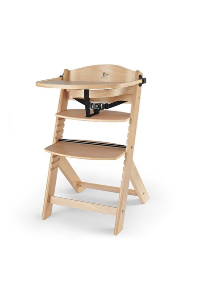 Kinderkraft ENOCK DINING CHAIR, 3 IN 1, NATURAL WOOD