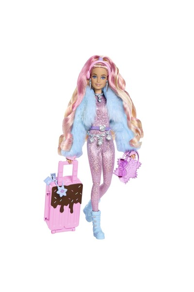 mattel BARBIE EXTRA LETÁ BLONDÝNKA PANENKA BARBIE V HORACH