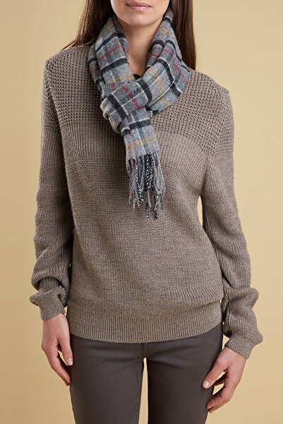 Barbour Unisex Tartan Yün Atkı (%100 LAMBSWOOL) Tn71 Modern Tartan