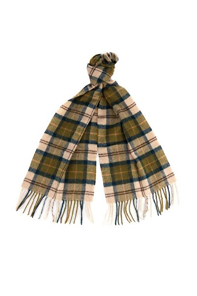 Barbour Unisex Tartan Yün Atkı (%100 LAMBSWOOL) Tn51 Ancient Tartan