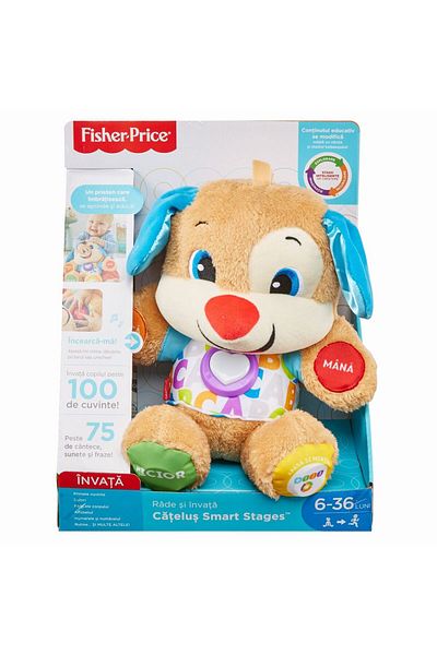 mattel CATELUSUL VORBITOR SI EDUCATIV LIMBA ROMANA FISHER PRICE