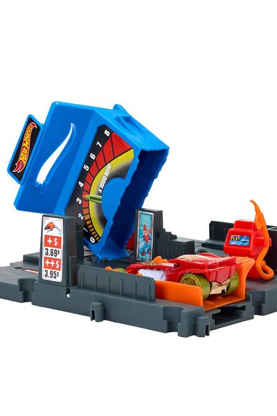 mattel HOT WHEELS CITY EXPLORER PISTA FUEL STATION SHIFT