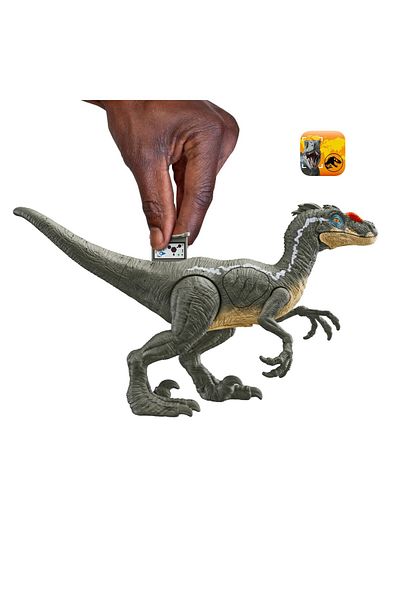 mattel JURASSIC WORLD EPIC ATTACK DINOZAUR VELOCIRAPTOR