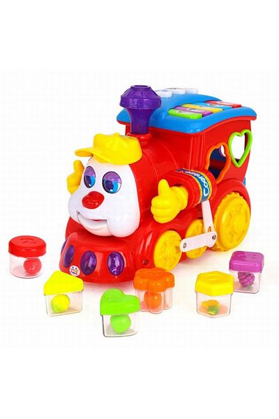 Jucarii Bebe Educational Train With Shapes, Sounds And Lights