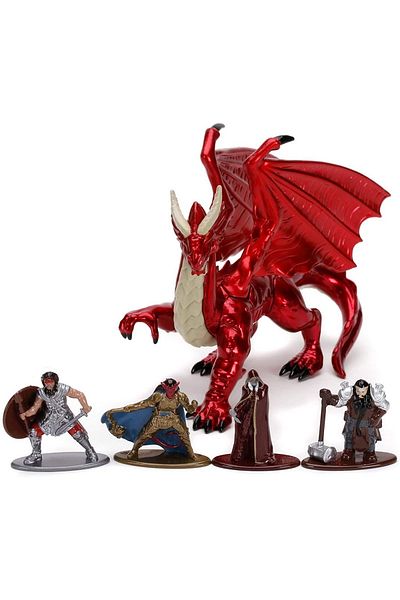 Toys SET OF 5 DUNGEONS DRAGONS METAL NANO FIGURINES 4 CM