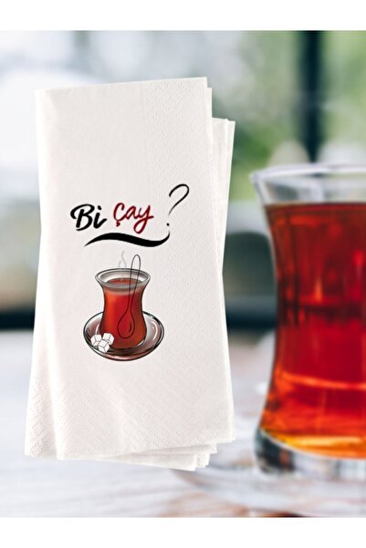 Lion Baskı ve Organizasyon Çay Temalı Esprili Yazı Baskılı Konuşan Peçete 20 ...