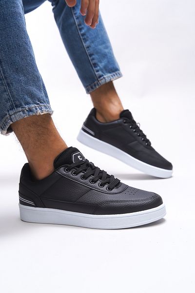 Riccon Ghiogluh Unisex Sneaker 00124541   Μαύρο άσπρο