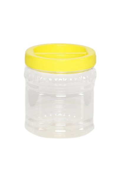 LOGIC CHEMIE Plastic Jar Pet Canister Storage Container 1 Liter 1 Piece Pickled Paste Jar 1000ml