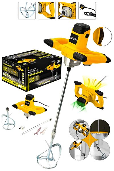 Jetta Power Tools Devir Ayarlı Elektrikli Alçı Boya Ve Harç Karıştırıcı Mikser