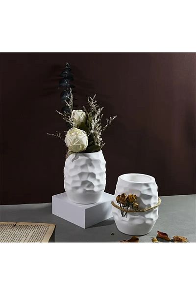 Minima Art Studio Decorative Double Vase Set