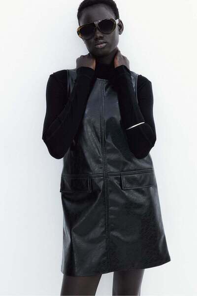 H&M Coated mini dress