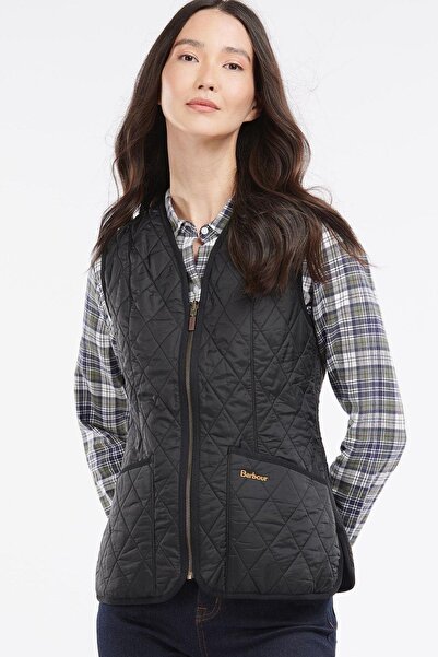 Barbour Polar Betty Içlik-yelek - Beadnell Ceketler Ile Uyumludur Bk11 Black-black Slate