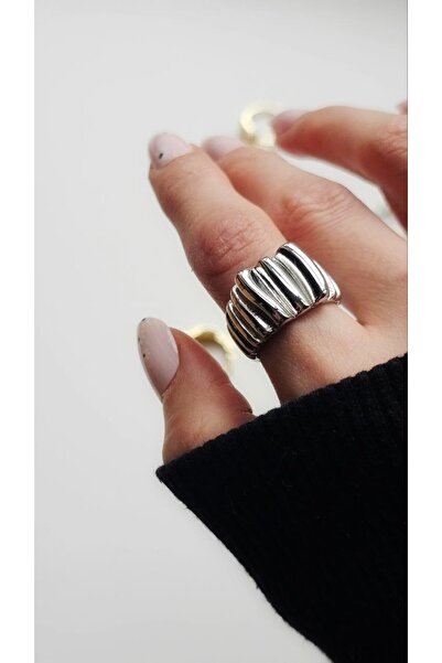 stainless steell 316L Steel Silver Colorful Bombe Adjustable Ring