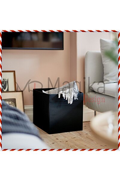 Magika Design Black Md Drena Organizer Storage Box - 33X38X33 cm