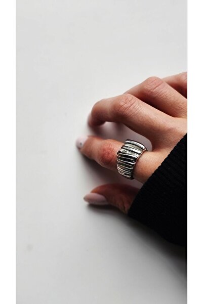 stainless steell 316L Steel Silver Colorful Bombe Adjustable Ring