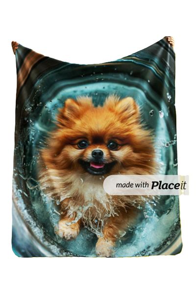 Elmas Dizayn Special Design 150X220 cm Tv Seat Bed Blanket Stain-Proof Antibacterial Dog