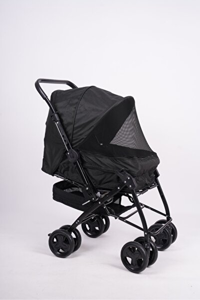 Genel Markalar Kedi Ve Köpek Arabası Siyah Kedi Köpek Taşıma Puseti