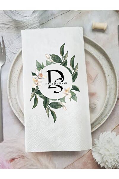Lion Baskı ve Organizasyon Sade,Söz Nişan Düğün Temalı Baskılı Peçete 20 Adet